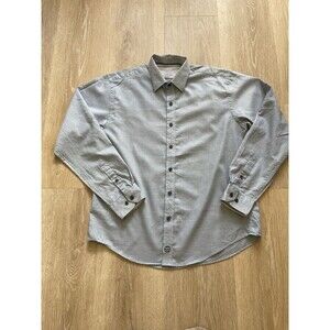 Marc New York Men’s Button Down Shirt Light Blue Long Sleeve Large| Office